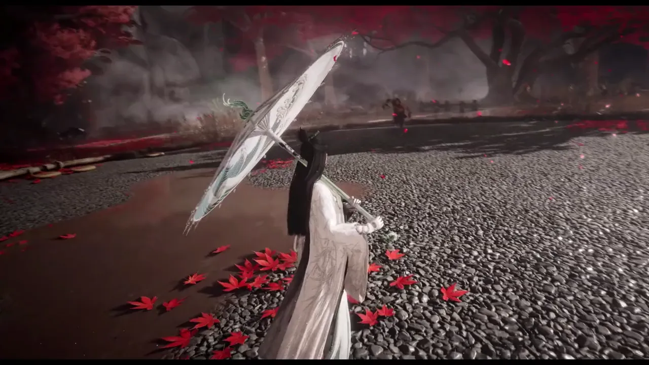 墨染塵 (sh-mase-umb-echoBeadEverspringUmbrella)