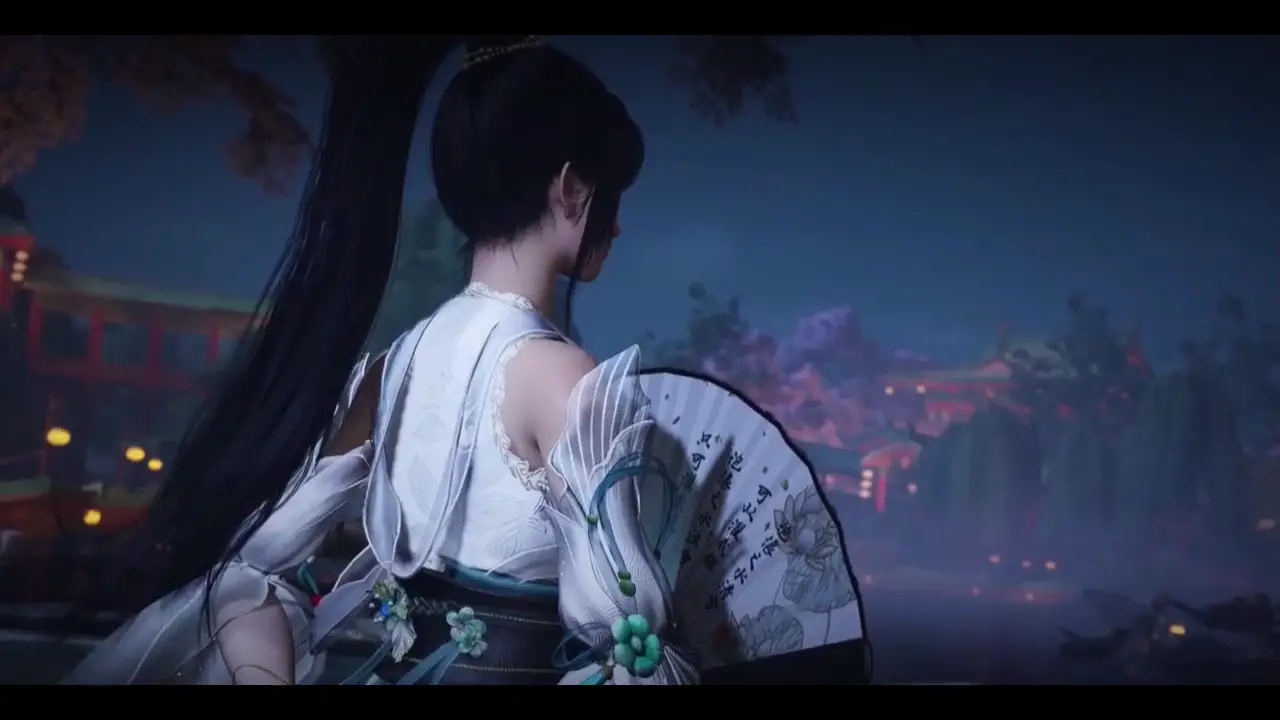 八音石 (dw-mase-fan-lotusFlowerFan)