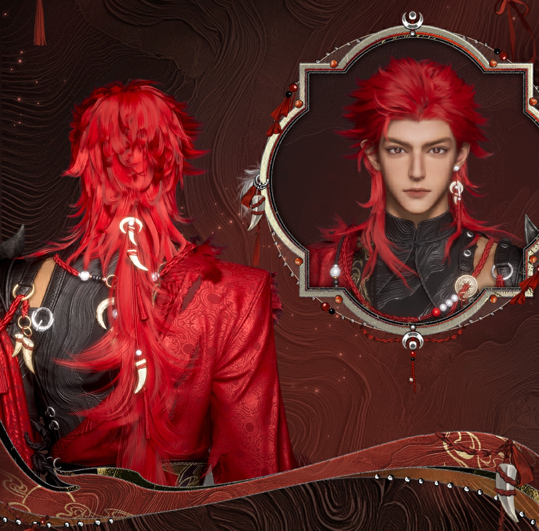 달을 향한 울부짖음 헤어 (dw-hair-howlAtTheMoon)