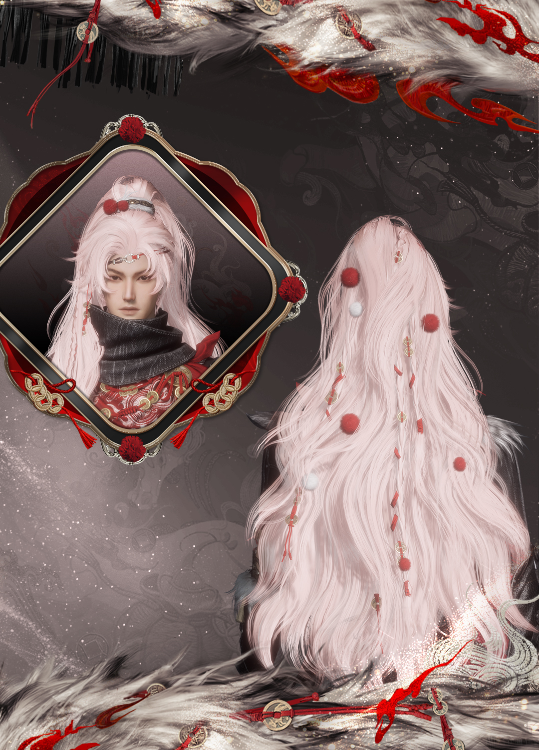 Heaven on Horseback Hair (dw-hair-heavenOnHorseback)