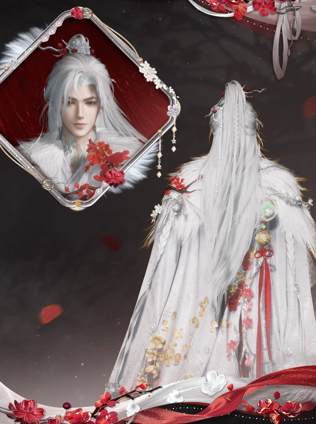 Seeking Plum Blossoms, Meeting Spring Hair (dw-hair-seekingPlumBlossomsMeetingSpring)