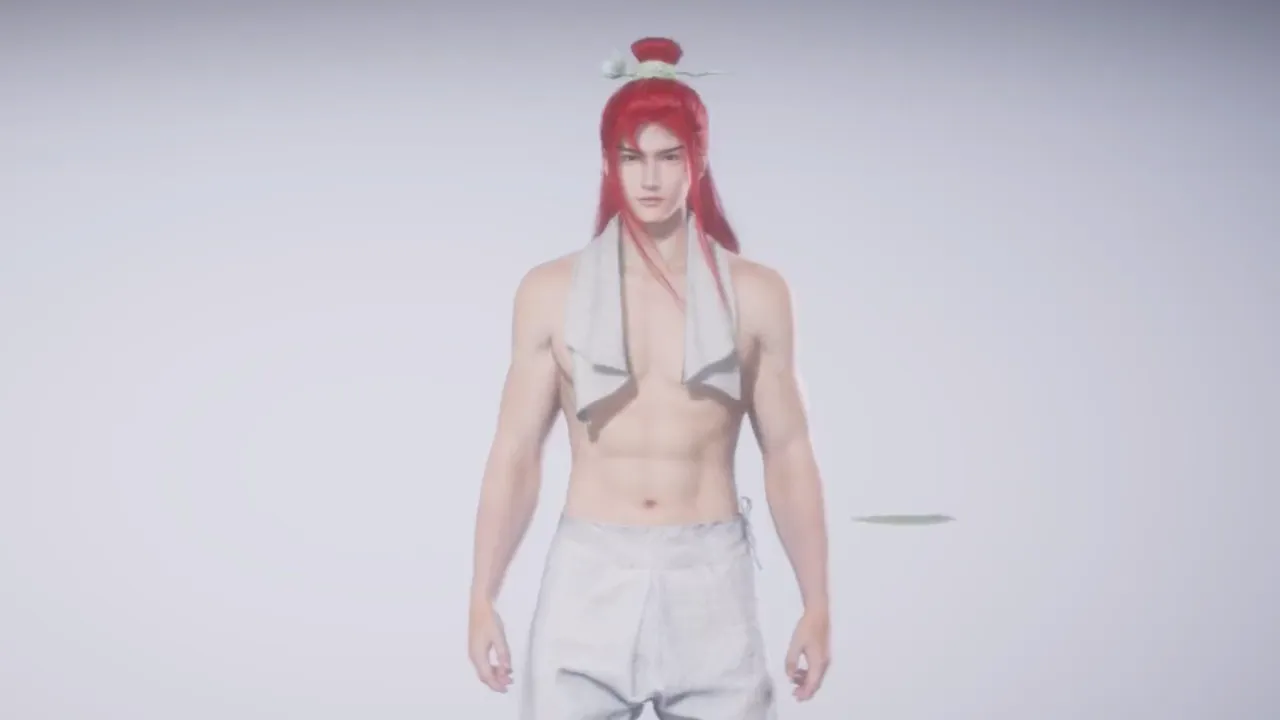 노을빛 홍련 (dw-hair-reflectedBlush)