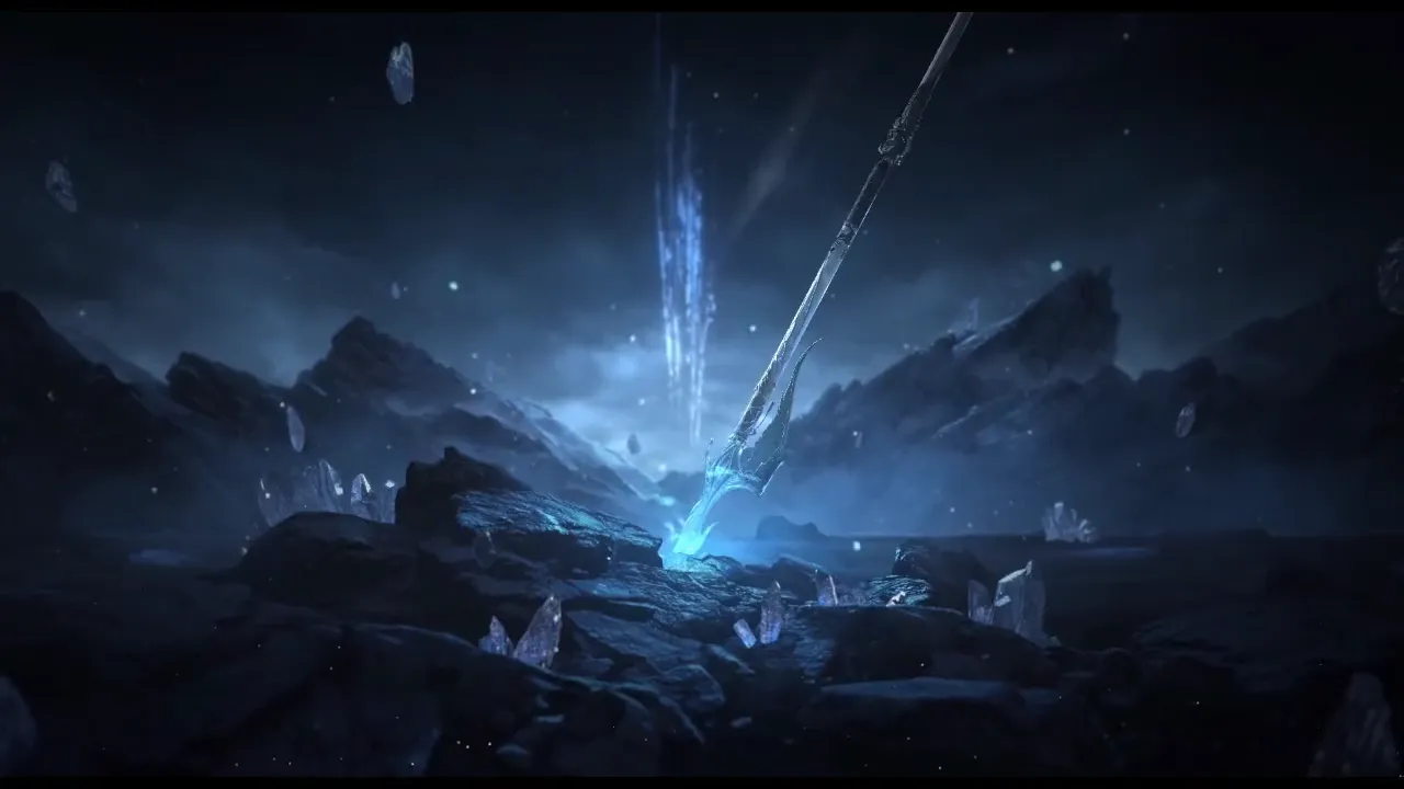 Frost-Touched Snow (dw-mase-spr-harmonicHeavenquakerSpear)